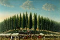 Salem Common on Training Day, 1808-George Ropes-Framed Giclee Print