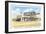 George's Gas Station, Cardiff by the Sea, California-null-Framed Premium Giclee Print