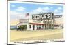 George's Gas Station, Cardiff by the Sea, California-null-Mounted Art Print