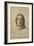 George Sand (1804-1876), écrivain - esquisse-Thomas Couture-Framed Giclee Print