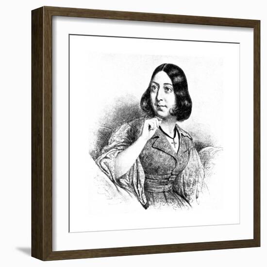 George Sand, 1923-Louis Leopold Boilly-Framed Giclee Print