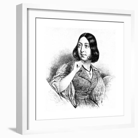 George Sand, 1923-Louis Leopold Boilly-Framed Giclee Print