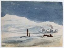 Igloos and Eskimos, 1820-1876-George Sand-Framed Giclee Print