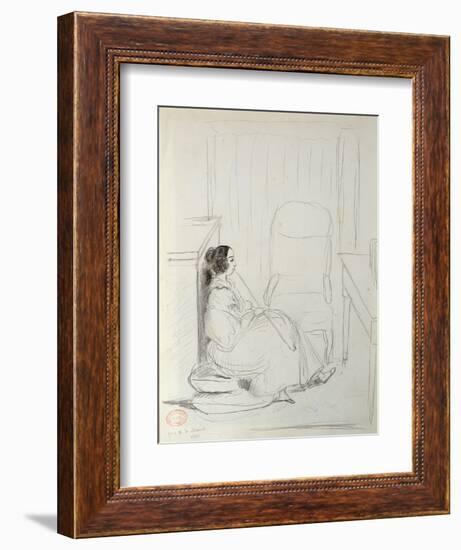 George Sand-Alfred de Musset-Framed Giclee Print