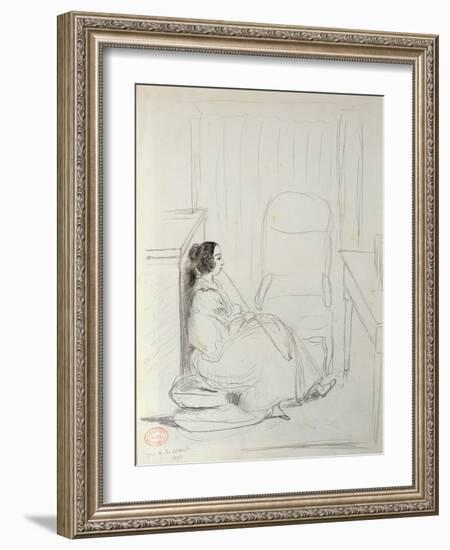 George Sand-Alfred de Musset-Framed Giclee Print