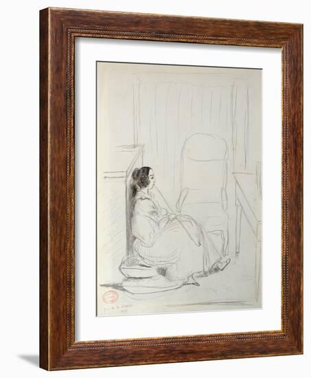 George Sand-Alfred de Musset-Framed Giclee Print