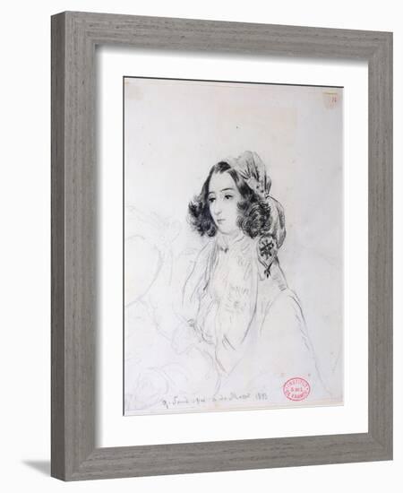 George Sand-Alfred de Musset-Framed Giclee Print