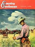 "Herding Cattle," Country Gentleman Cover, January 1, 1942-George Schreiber-Giclee Print