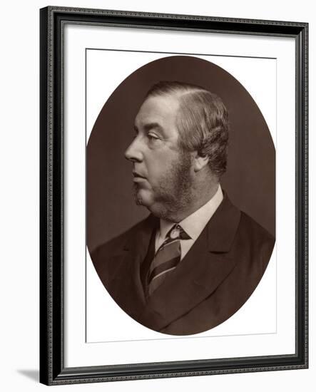 George Sclater-Booth Mp, President of Local Government Board, 1878-Lock & Whitfield-Framed Photographic Print