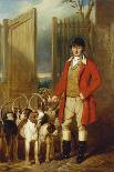 A Kennel Huntsman and Hounds Outside a Dray-Yard-George Sebright-Mounted Giclee Print