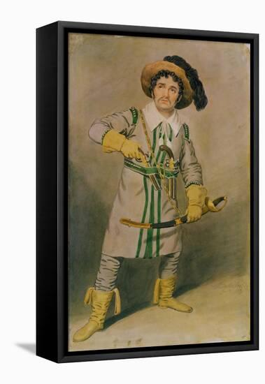 George Smith (1777-1836) as Schampt in "The Woodman's Hut" by W.H. Arnold at the Drury Lane Theatre-Samuel de Wilde-Framed Premier Image Canvas