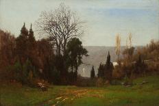 Landscape, 1868 (Oil on Academy Board)-George Snr Inness-Giclee Print