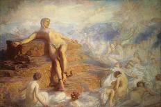 Prometheus Consoled by the Spirits of the Earth-George Spencer Watson-Giclee Print