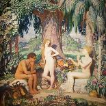 Prometheus Consoled by the Spirits of the Earth-George Spencer Watson-Giclee Print