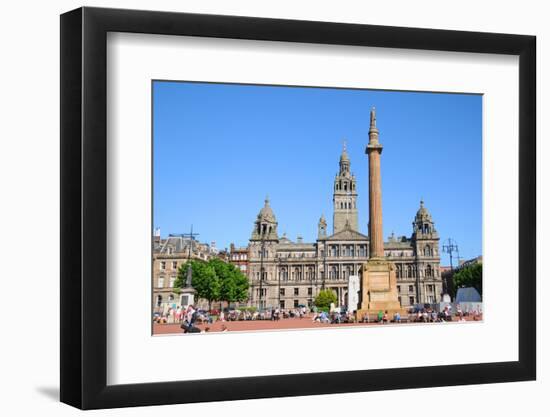 George Square in Glasgow-meunierd-Framed Photographic Print