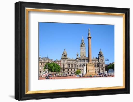 George Square in Glasgow-meunierd-Framed Photographic Print