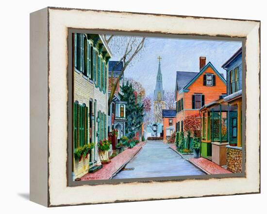 George St., Lambertville, 2016-Anthony Butera-Framed Premier Image Canvas