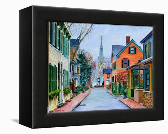 George St., Lambertville, 2016-Anthony Butera-Framed Premier Image Canvas