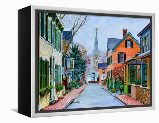 George St., Lambertville, 2016-Anthony Butera-Framed Premier Image Canvas