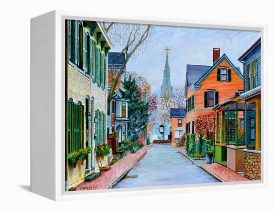 George St., Lambertville, 2016-Anthony Butera-Framed Premier Image Canvas