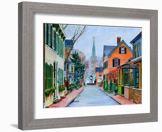 George St., Lambertville, 2016-Anthony Butera-Framed Giclee Print