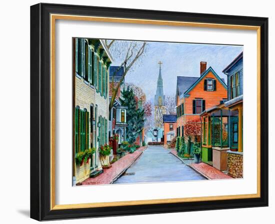 George St., Lambertville, 2016-Anthony Butera-Framed Giclee Print