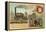 George Stephenson's Steam Locomotive Rocket, Liverpool, 1829-null-Framed Premier Image Canvas