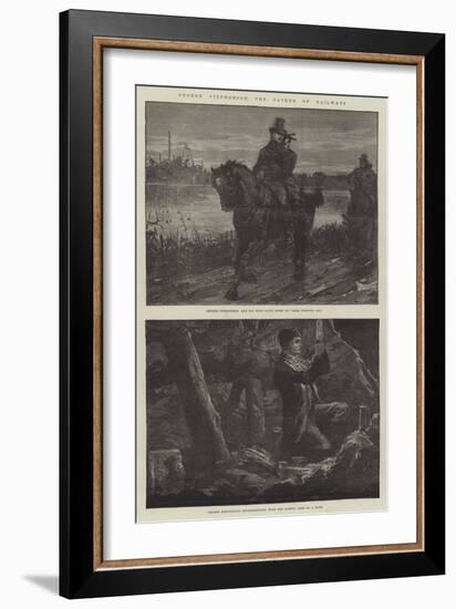 George Stephenson, the Father of Railways-William Heysham Overend-Framed Giclee Print