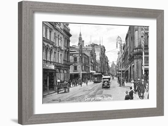 George Street, Sydney, Australia, C1900s-null-Framed Giclee Print