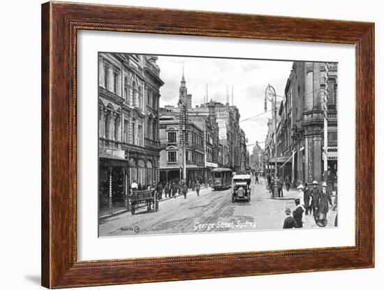 George Street, Sydney, Australia, C1900s-null-Framed Giclee Print