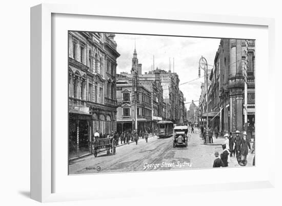 George Street, Sydney, Australia, C1900s-null-Framed Giclee Print