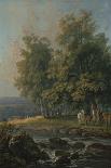 View of Powerscourt, County Wicklow, c.1760-2-George the Elder Barret-Framed Giclee Print