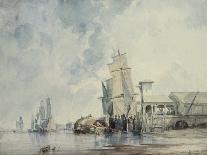 On the Thames-George the Elder Chambers-Giclee Print
