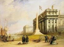 The Bellot Obelisk at Greenwich Hospital, London (England), a Memorial in Memory of the French Lieu-George the Elder Chambers-Giclee Print