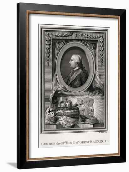 George the III, King of Great Britain, 1777-W Walker-Framed Giclee Print