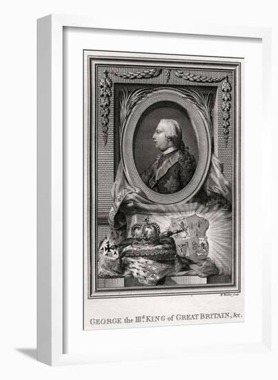 George the III, King of Great Britain, 1777-W Walker-Framed Giclee Print