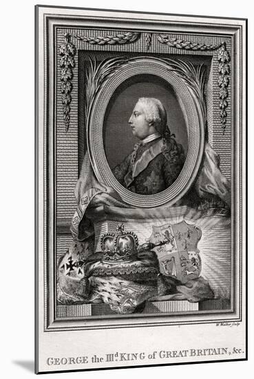 George the III, King of Great Britain, 1777-W Walker-Mounted Giclee Print