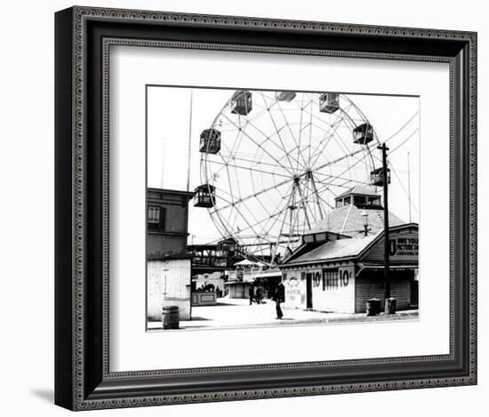 George Tilyou Ferris Wheel, Coney Island, c.1897-null-Framed Art Print