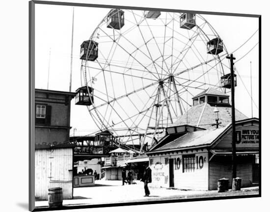 George Tilyou Ferris Wheel, Coney Island, c.1897-null-Mounted Art Print