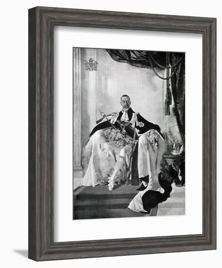George V, 1924-Charles Sims-Framed Giclee Print