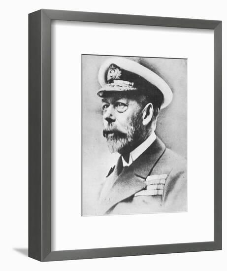 'George V, King of the United Kingdom from 1910', c1936, (1945)-Unknown-Framed Photographic Print