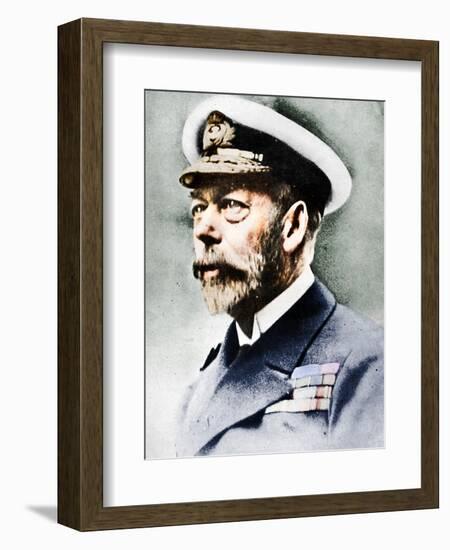 'George V, King of the United Kingdom from 1910', c1936, (1945)-Unknown-Framed Photographic Print