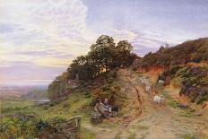 Harvest Time Near Holmbury Hill, Surrey, 1865-George Vicat Cole-Giclee Print