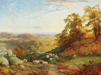 Harvest Time Near Holmbury Hill, Surrey, 1865-George Vicat Cole-Giclee Print