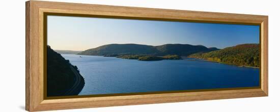 George W. Perkins Memorial Drive in Bear Mountain State Park, Hudson River Valley, New York-null-Framed Stretched Canvas