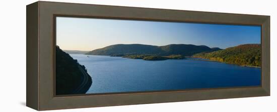 George W. Perkins Memorial Drive in Bear Mountain State Park, Hudson River Valley, New York-null-Framed Stretched Canvas