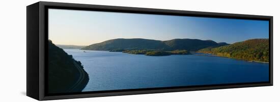 George W. Perkins Memorial Drive in Bear Mountain State Park, Hudson River Valley, New York-null-Framed Stretched Canvas