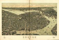 Boston in 1889 - a Bird's Eye View-George Walker & Co.-Art Print