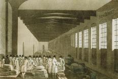 Interior of the Cloth Hall, Leeds, 1814-George Walker-Giclee Print