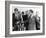 George Wallace Stepping Aside as Pres John Kennedy Walks to Platform at Muscle Shoals, Alabama-null-Framed Photo